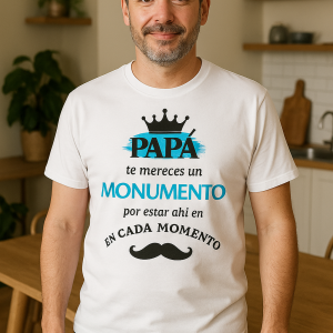 Camiseta Papá Monumento
