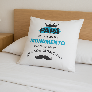 Cojín Papá Monumento