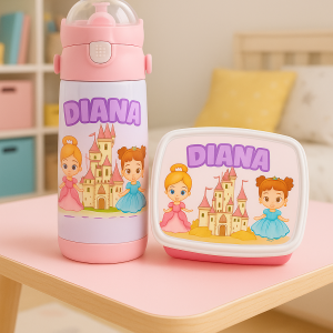 Pack Botella y Tupper Niña
